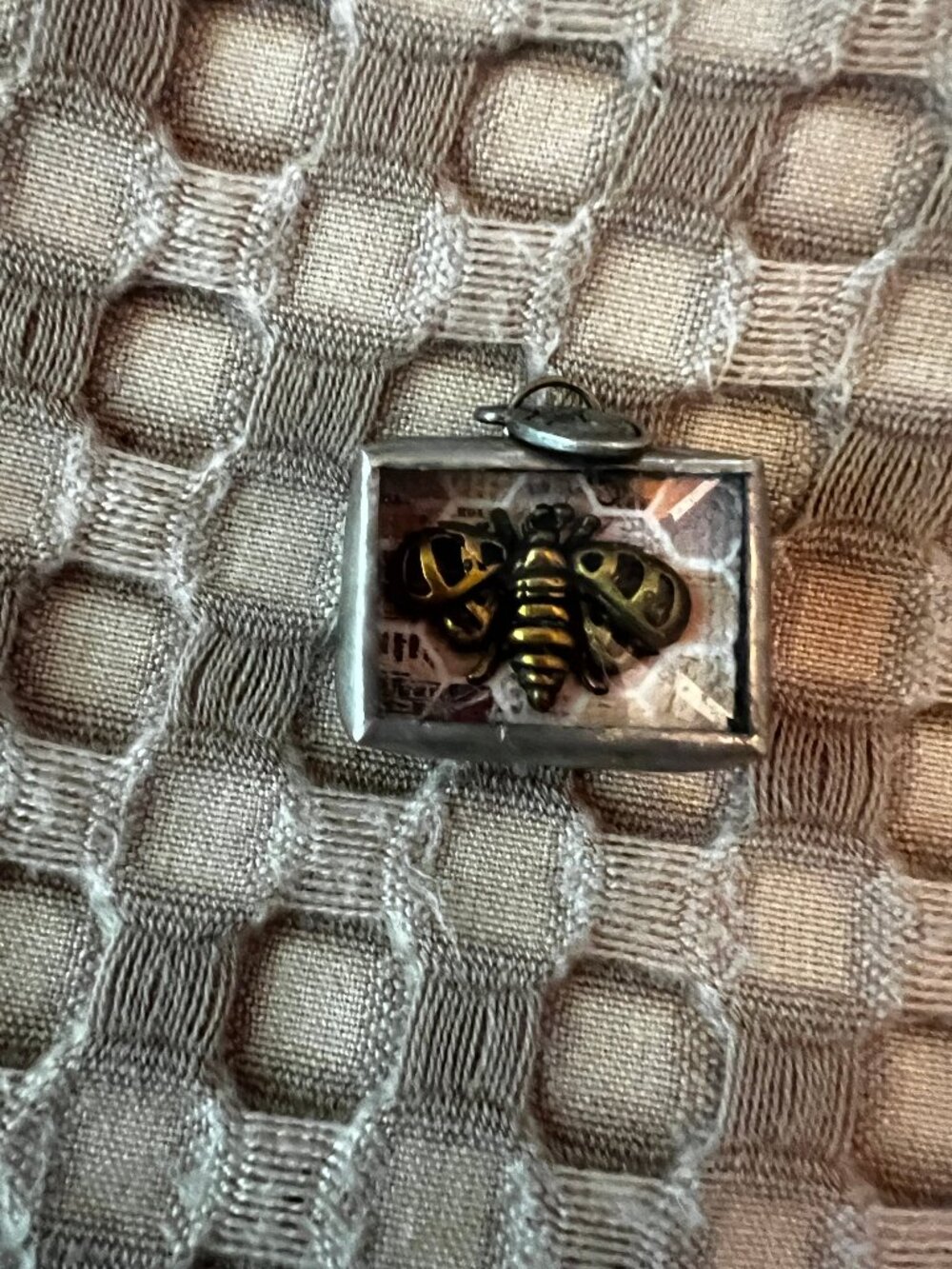 Jewel Kade Gold Bee Necklace Charm
